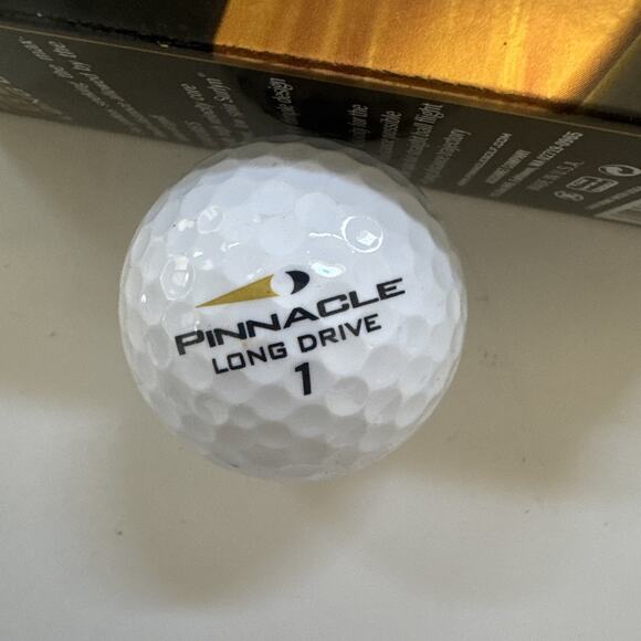 New Pinnacle Gold Long Distance Golf Balls 6 Pack 2 Sleeves EUC - Picture 7 of 10
